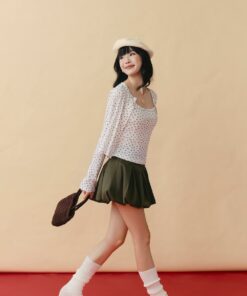 Chân váy bí xếp ly